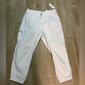 CALVIN KLEIN PERFORMANCE POPLIN CAPRI CARGO PANTS SIZE L